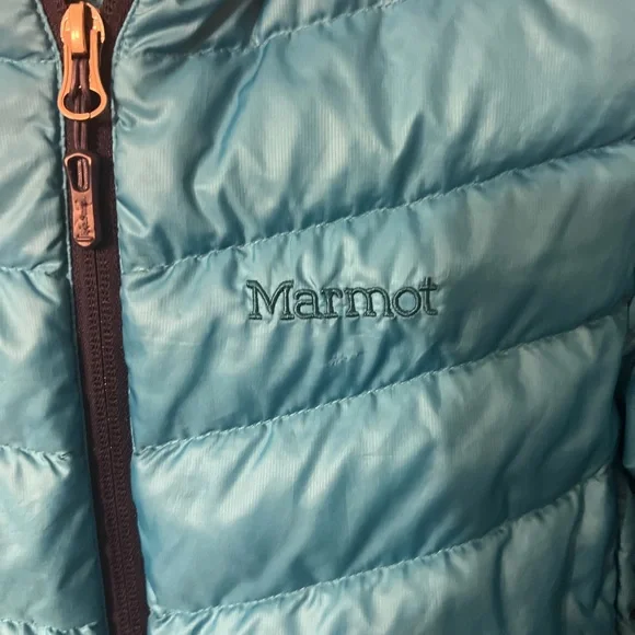 Marmot Blue Puffer Jacket s/p blue Mr - Picture 4 of 8